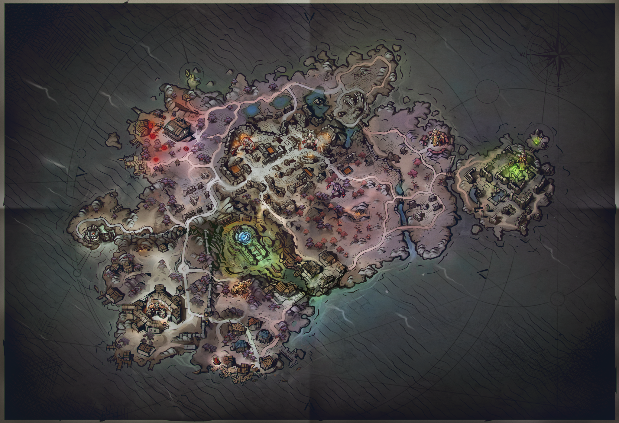 Prison Island Map