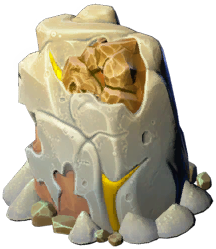 Prosperous fossilized crystal cache