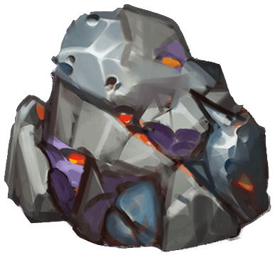 Faint celestial iron source