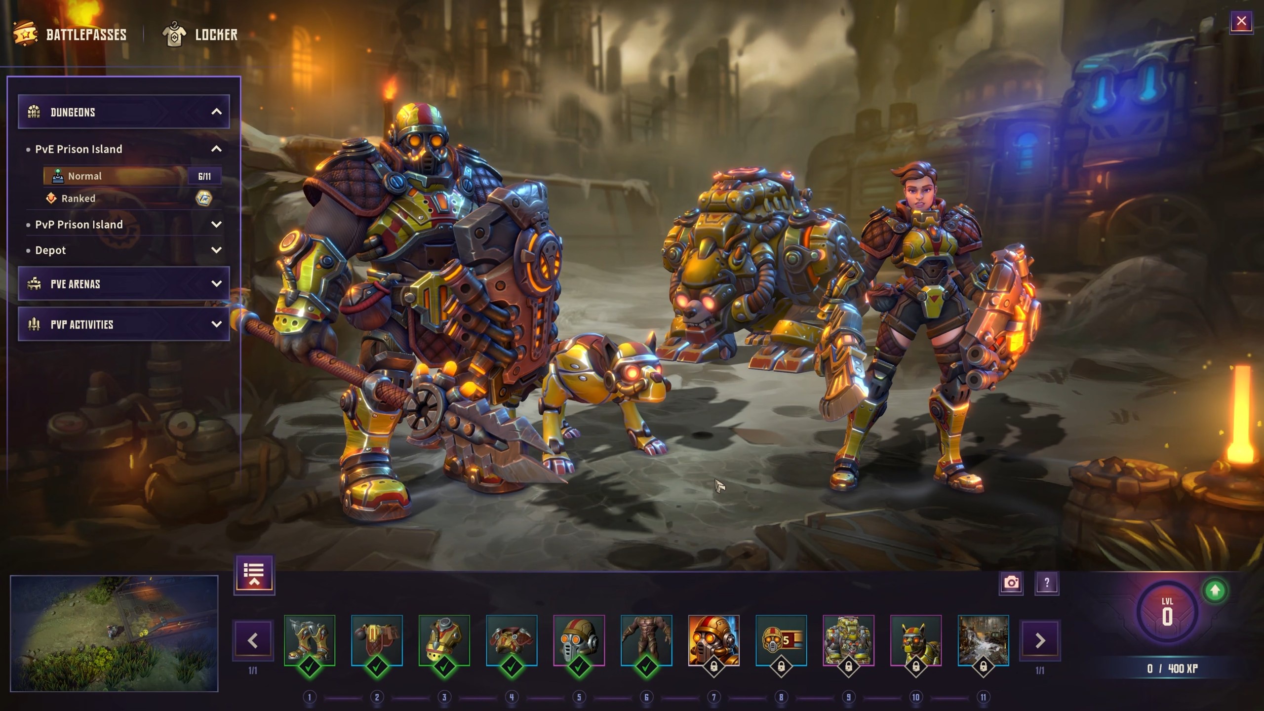 Prison Island Battle Pass