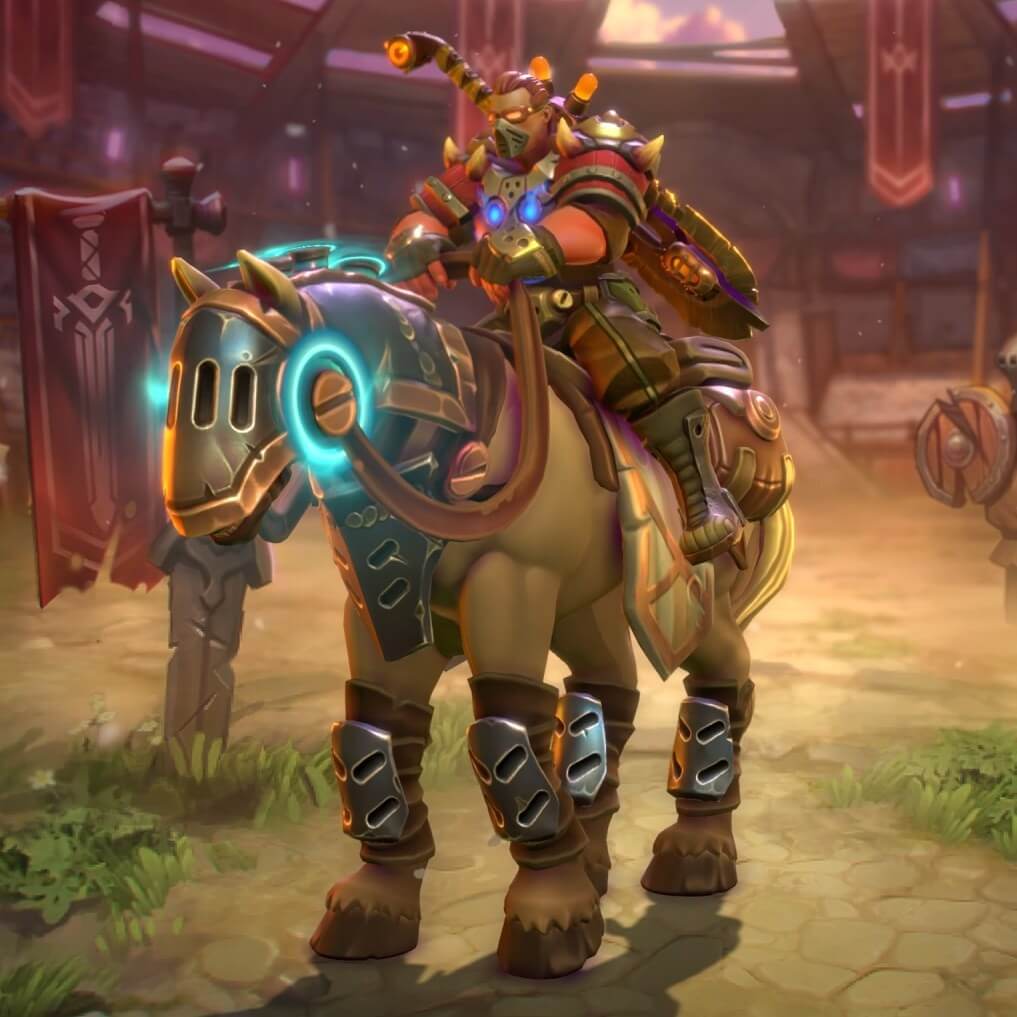 Plated War Steed Mount